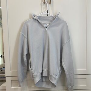 Aritzia Cozy Sweatfleece Boyfriend 1/2 Zip